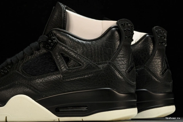 Retro Jordan 4 Hair 819139-010 Black Pony  0906